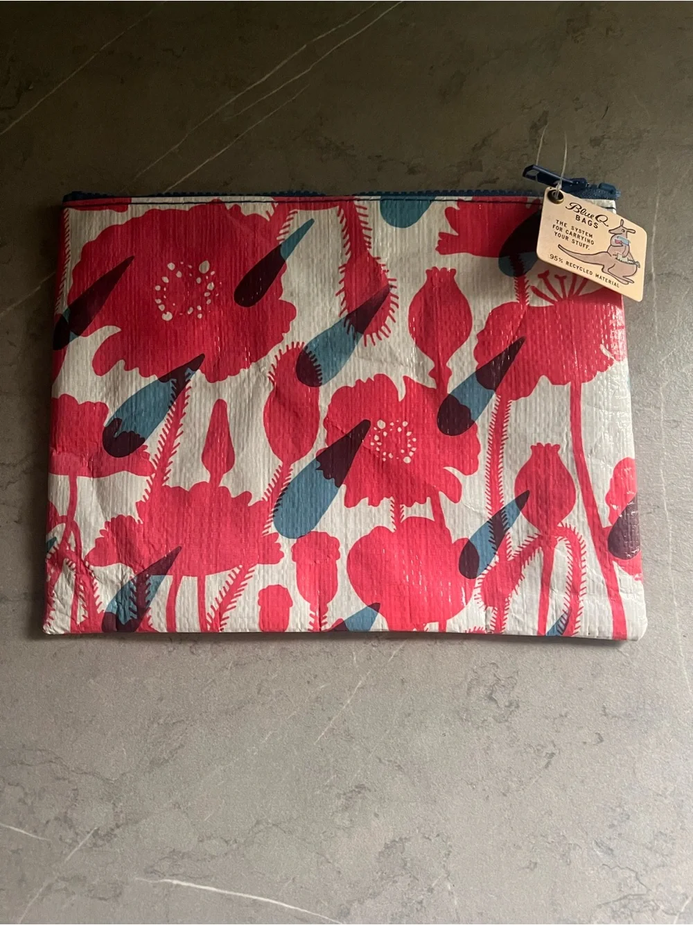 BLUE Q Flower Shower Zipper Pouch